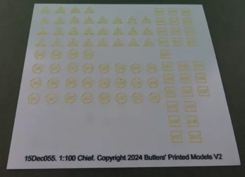 15mm Chieftain Tank Markings