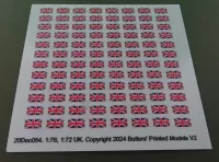 20mm British Flags