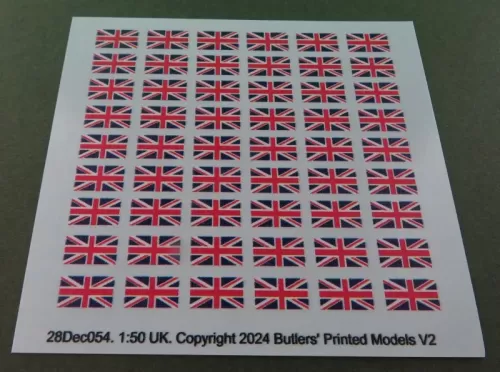 28mm British Flags