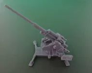 Single 12.8 cm Flak 40 (15mm)