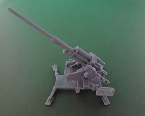 Single 12.8 cm Flak 40 (1:48 scale)