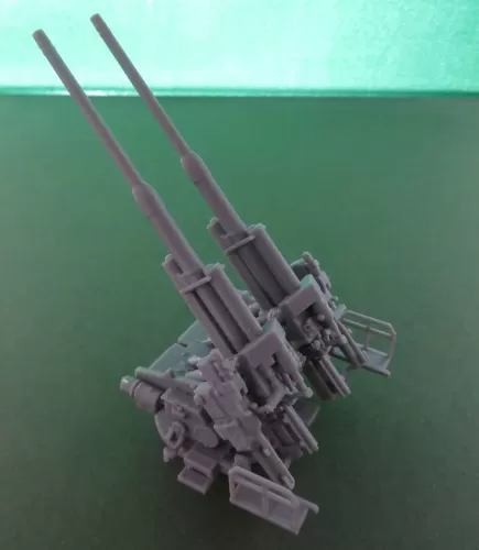 Twin 12.8 cm Flakzwilling 40 (1:48 scale)